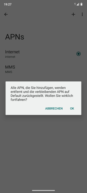 Wählen Sie OK