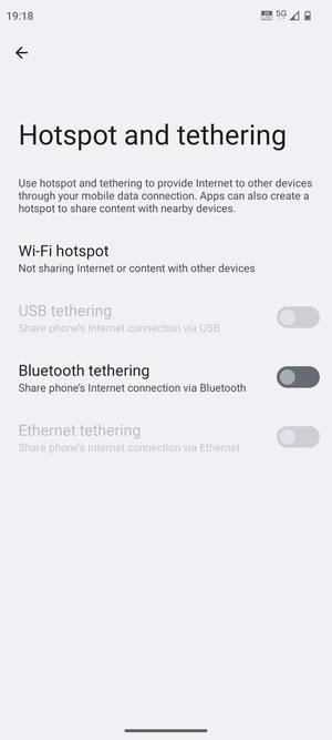Select Wi-Fi hotspot
