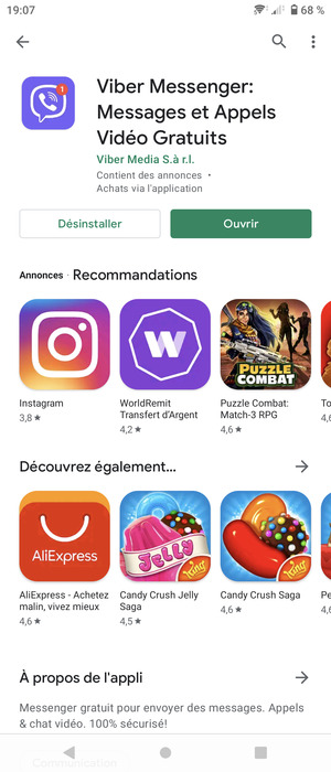 Sélectionnez Ouvrir