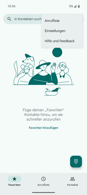 Wählen Sie Einstellungen