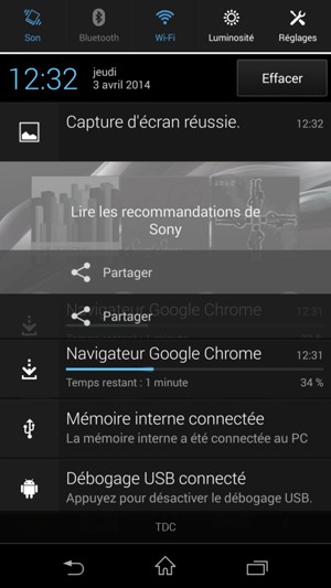 Sélectionnez de nouveau Son pour passer en mode silencieux