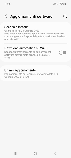 Seleziona Scarica e installa