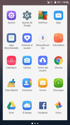 Seleccione Ajustes