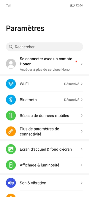 Sélectionnez Wi-Fi
