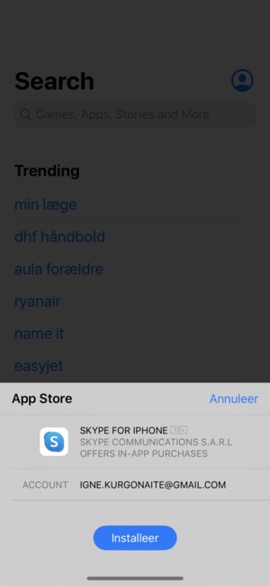 Selecteer Installeer