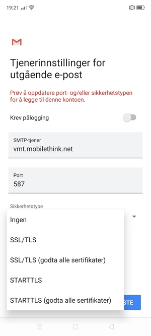 Velg Ingen