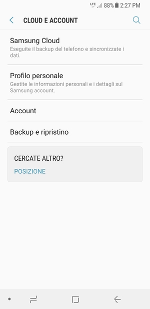 Seleziona Account