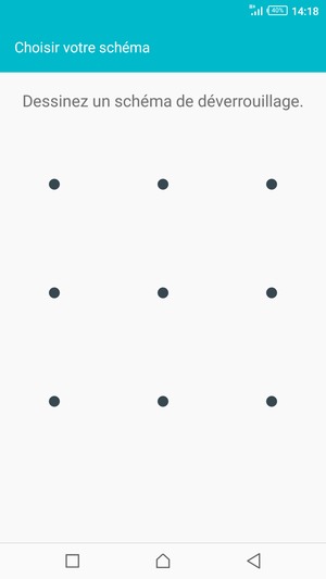 Dessinez un motif de déverrouillage
