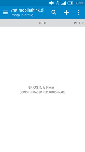 Il tuo account è pronto per l'uso