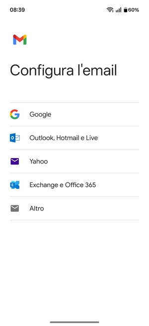 Seleziona Google