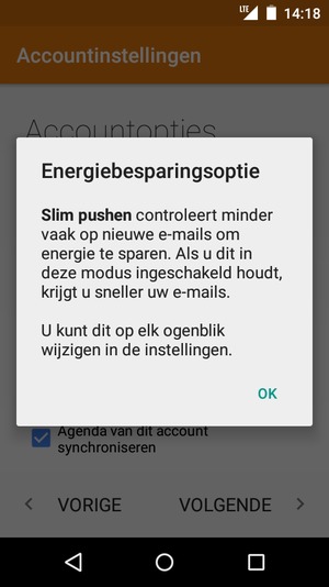 Selecteer OK
