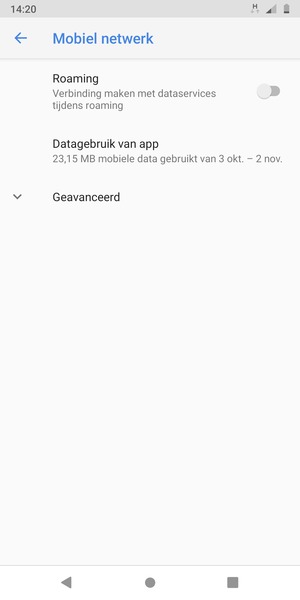 Selecteer Geavanceerd