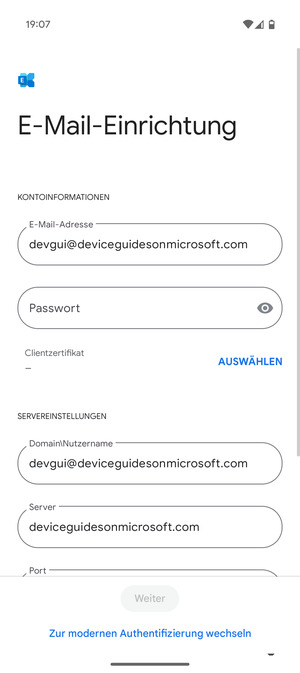 Geben Sie Ihr Passwort ein