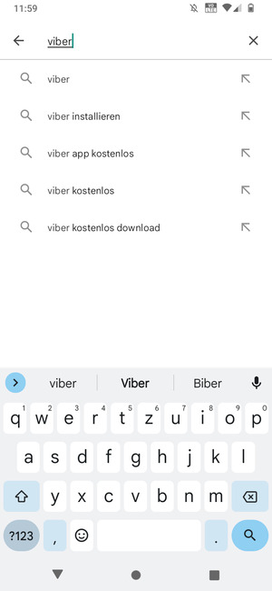 Geben Sie den Namen der App ein und wählen Sie Suchen