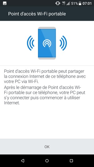 Sélectionnez OK