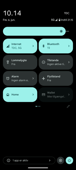 Vælg Bluetooth