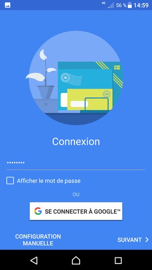 Saisissez votre mot de passe Hotmail et sélectionnez SUIVANT