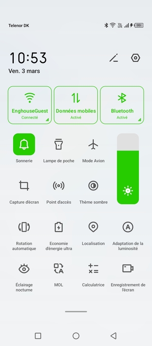 Désactiver le Wi-Fi et le Bluetooth