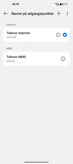 Vælg Menu-knappen