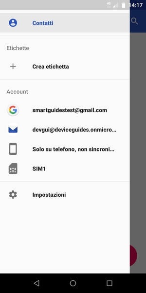 Seleziona Impostazioni