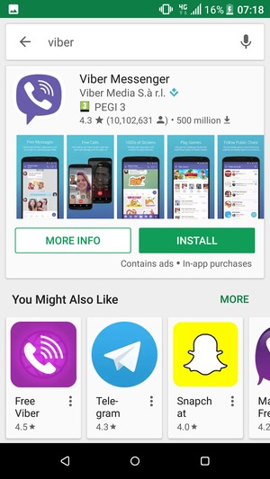 Select the app