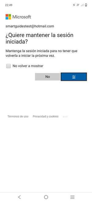 Seleccione la opción deseada