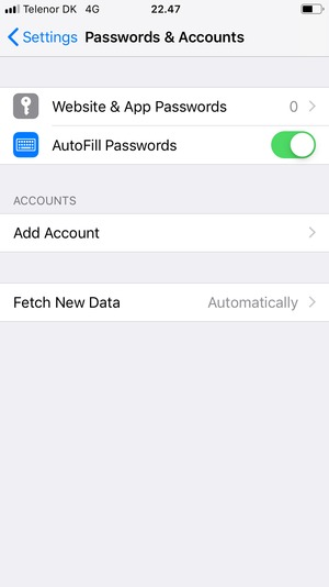 Select Add Account