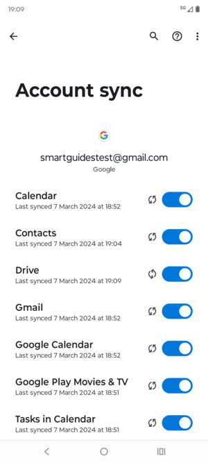 Select the Menu button