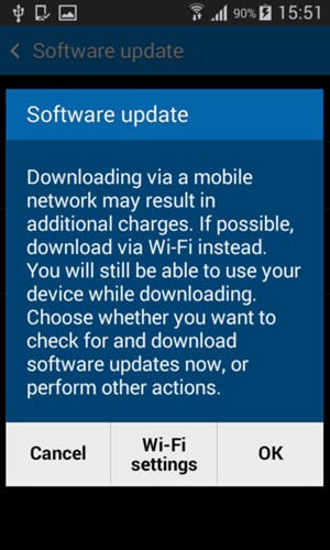 Select OK