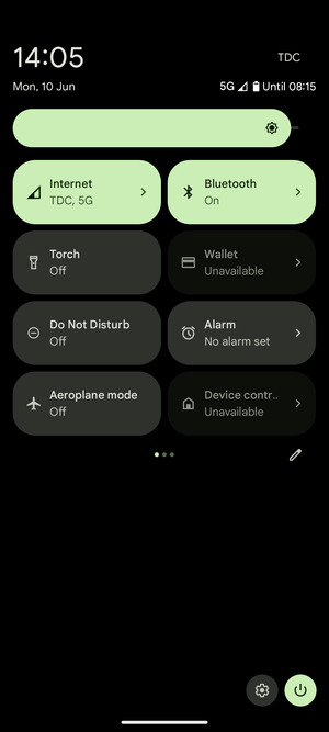 Select  Bluetooth