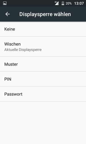 Wählen Sie Muster