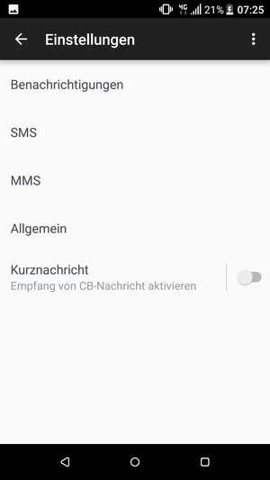 Wählen Sie SMS