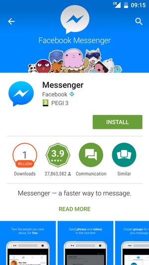 Select INSTALL