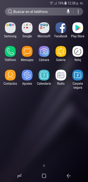 Seleccione Samsung