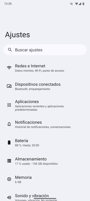 Seleccione Redes e Internet