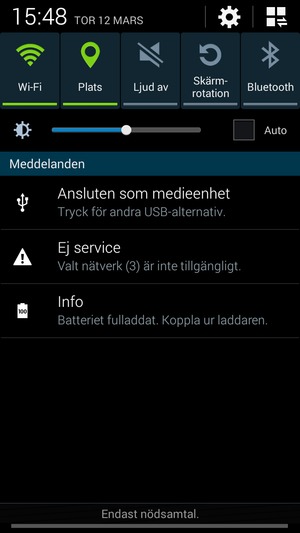 Stäng av Wi-Fi och Bluetooth