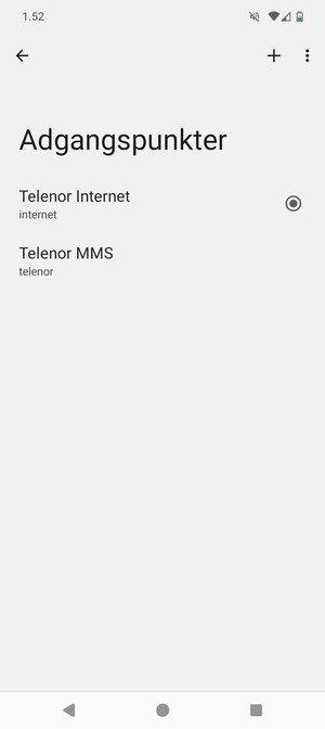Vælg Menu-knappen