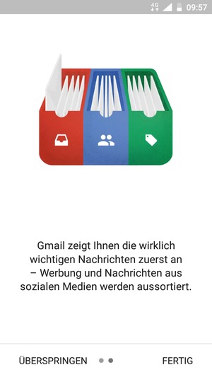 Wählen Sie FERTIG