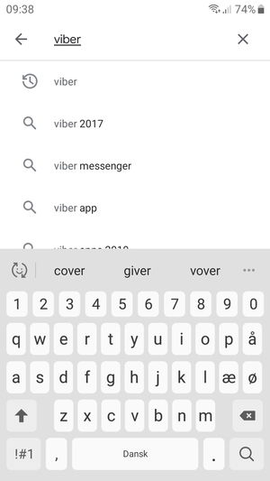 Saisissez le nom de l'appli et sélectionnez Rechercher