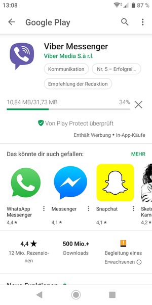 Warten Sie, bis der Installationsprozess  beendet ist