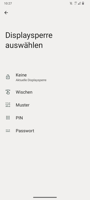 Wählen Sie Muster