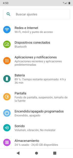 Seleccione Redes e Internet