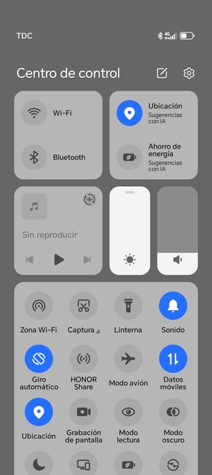 Desactive Ubicación