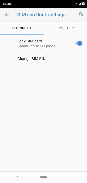 Select Public and Change SIM PIN