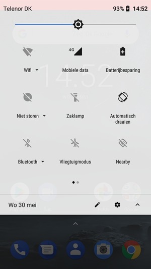 Selecteer de Instellingen knop
