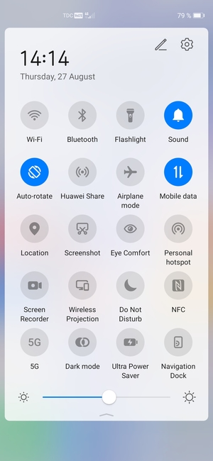 Select the Settings button