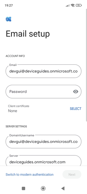 Enter your password