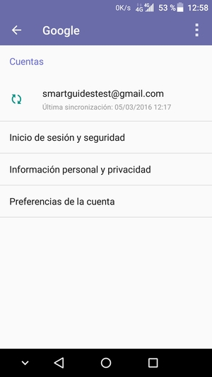 Seleccione su cuenta