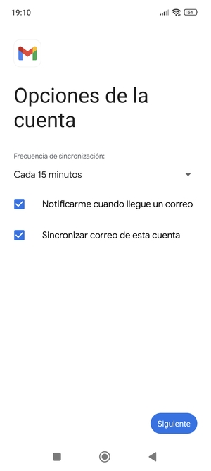 Seleccione Siguiente