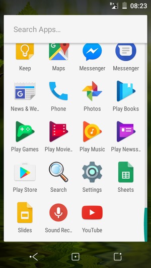 Scroll to and select Settings